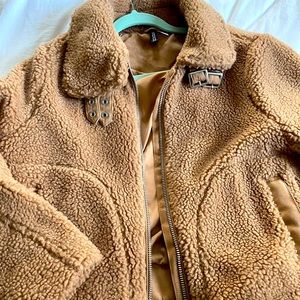 Tan teddy jacket